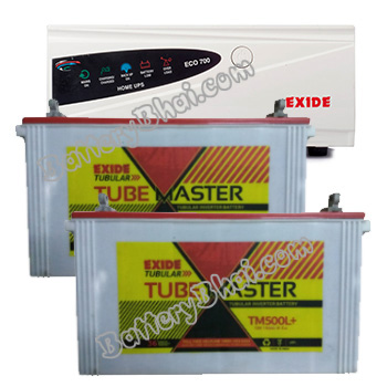 Exide Eco 1500va Home Ups And 2pcs Exide Tube Master Tm500l Plus Inverter Battery At Best Price Buy Exide Eco 1500va Home Ups And 2pcs Exide Tube Master Tm500l Plus Online