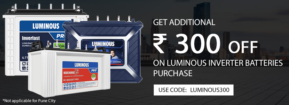 Luminous Inverter Batteries