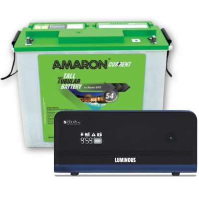 Zelio+ 1100 Home UPS and Amaron AAM-CR-AR150TN54